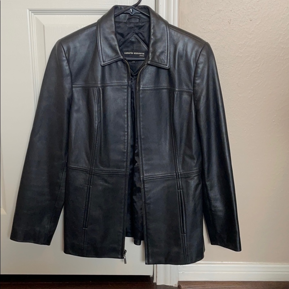 Ladies leather jacket